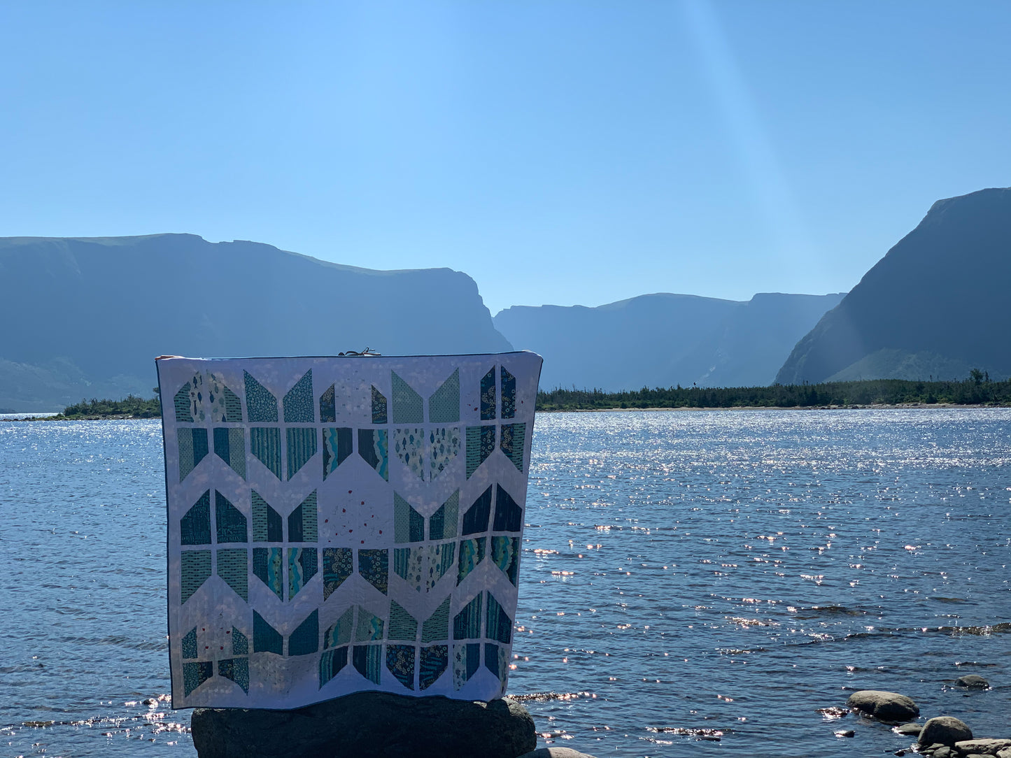 Lake Life Tail Feather Quilt